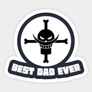 Best dad ever, happy father’s day Sticker